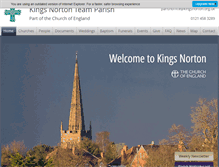 Tablet Screenshot of kingsnorton.org.uk
